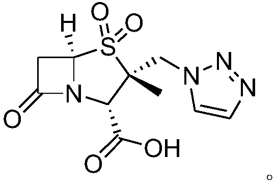 Synthetic method for tazobactam chiral isomer