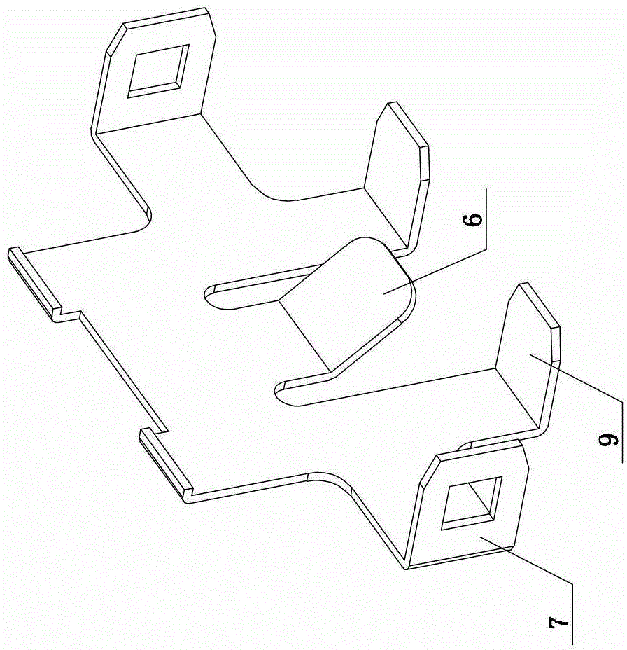 Armature installation structure