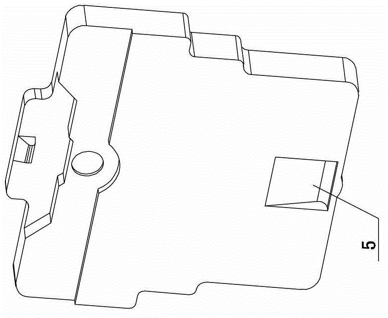 Armature installation structure