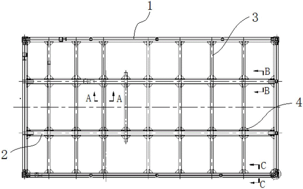 Chassis of full-aluminum carriage