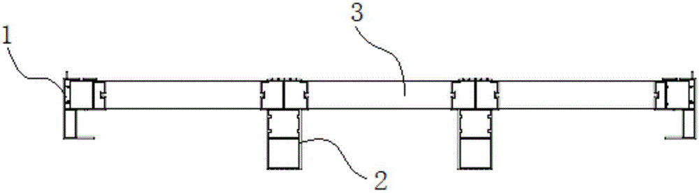 Chassis of full-aluminum carriage