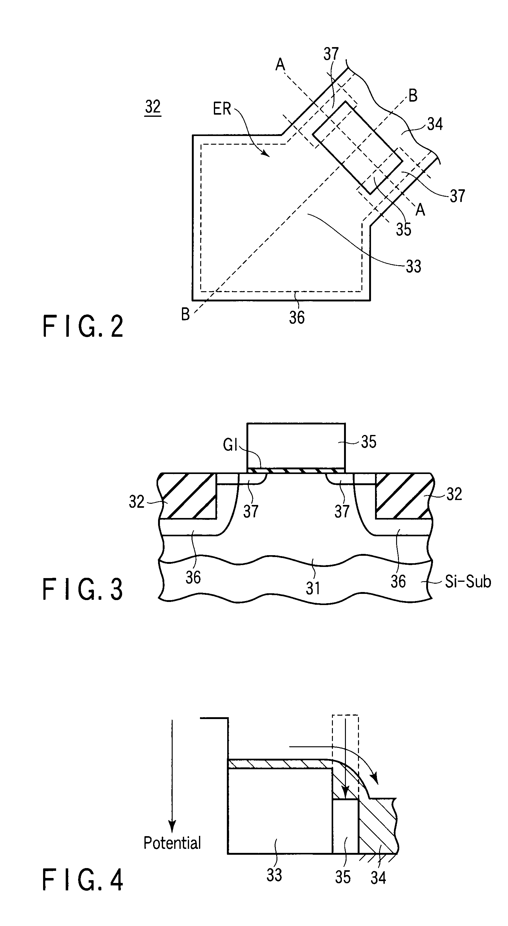 Solid-state imaging device with improved charge transfer efficiency