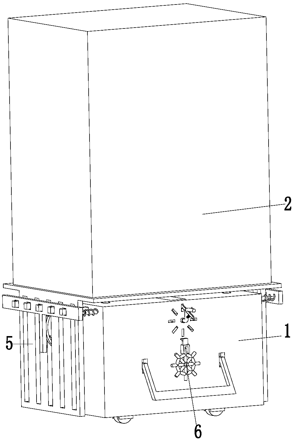 Adjustable and movable computer cabinet for big data