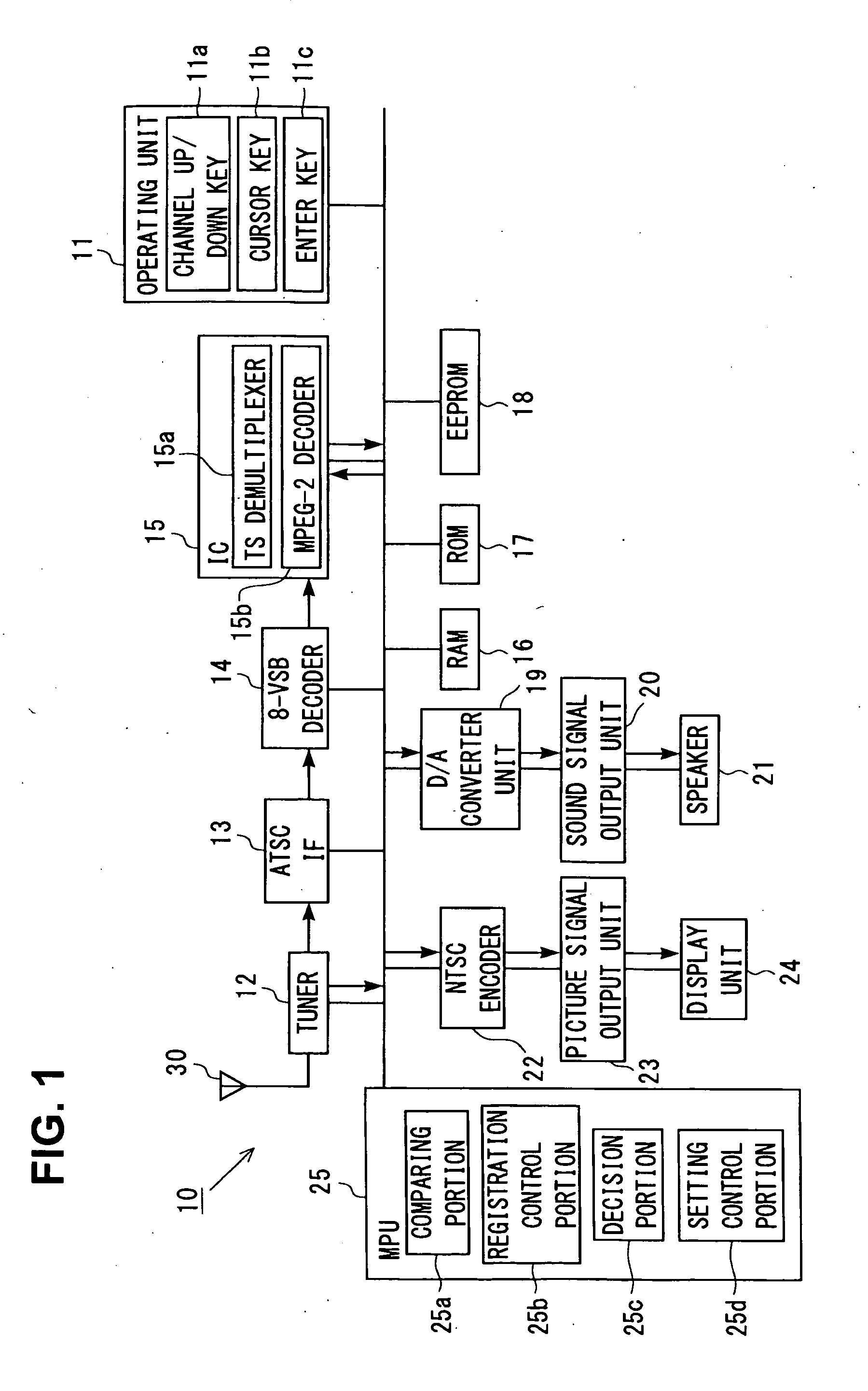 Digital broadcasting receiving apparatus