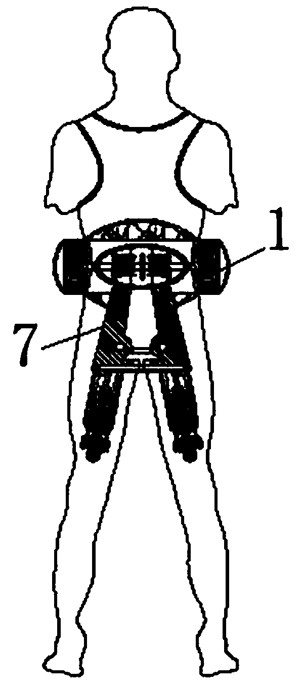 Walking steering warning device for presbycusis patients based on electromagnetic induction