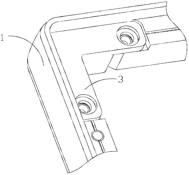 Television mullion structure and manufacturing method thereof