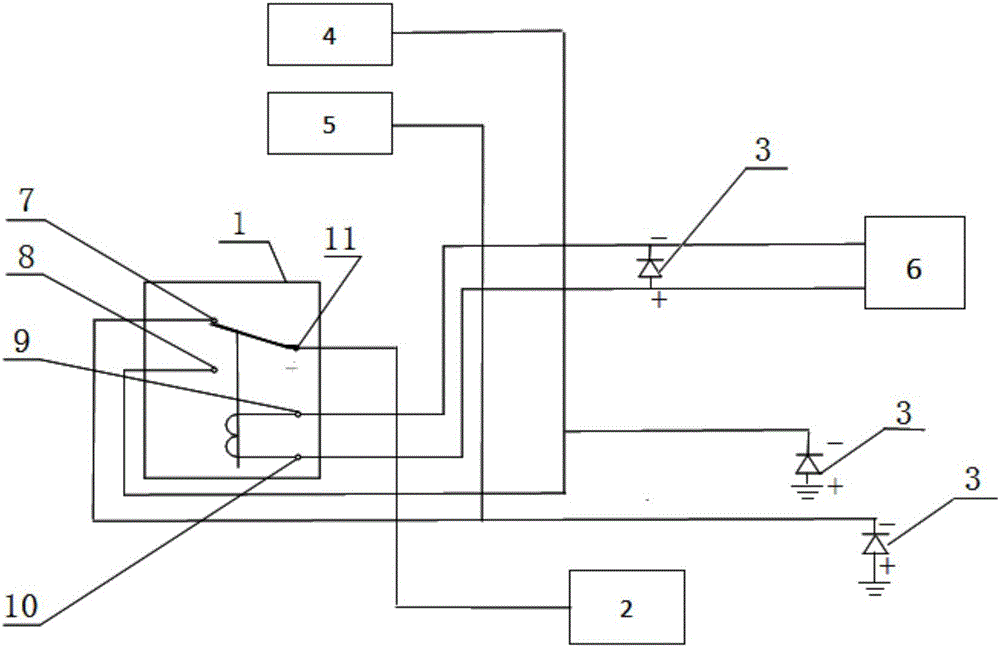 Large current over-voltage and under-voltage surge testing device