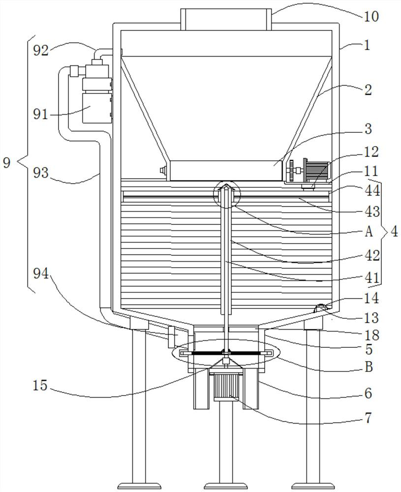 Rice milling device for processing rice flour and application method of rice milling device