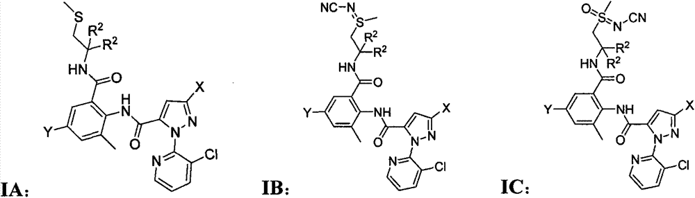 O-formylamino benzamide derivative containing N-cyano sulfone(sulfur) imine and preparation method and use thereof