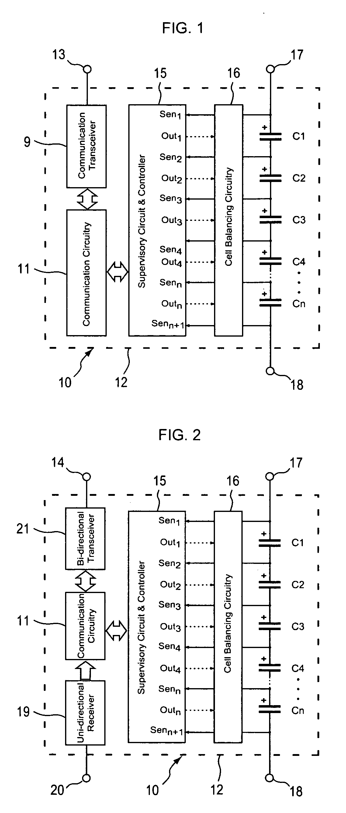 Distributed networks of electric double layer capacitor supervisory controllers and networks thereof