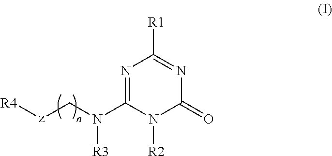 Substituted triazinone derivatives