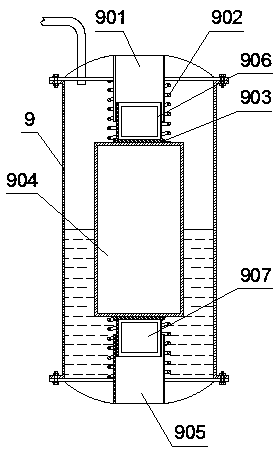 Rapid separation and metering device for multiphase flows