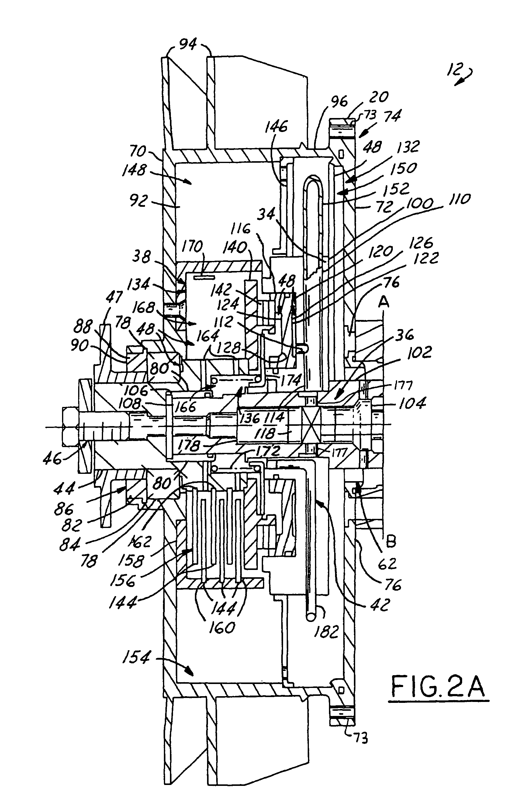 Hydraulic controlled fan clutch with integral cooling