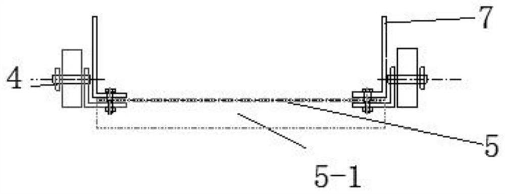 Chain plate filtering type solid-liquid separation device