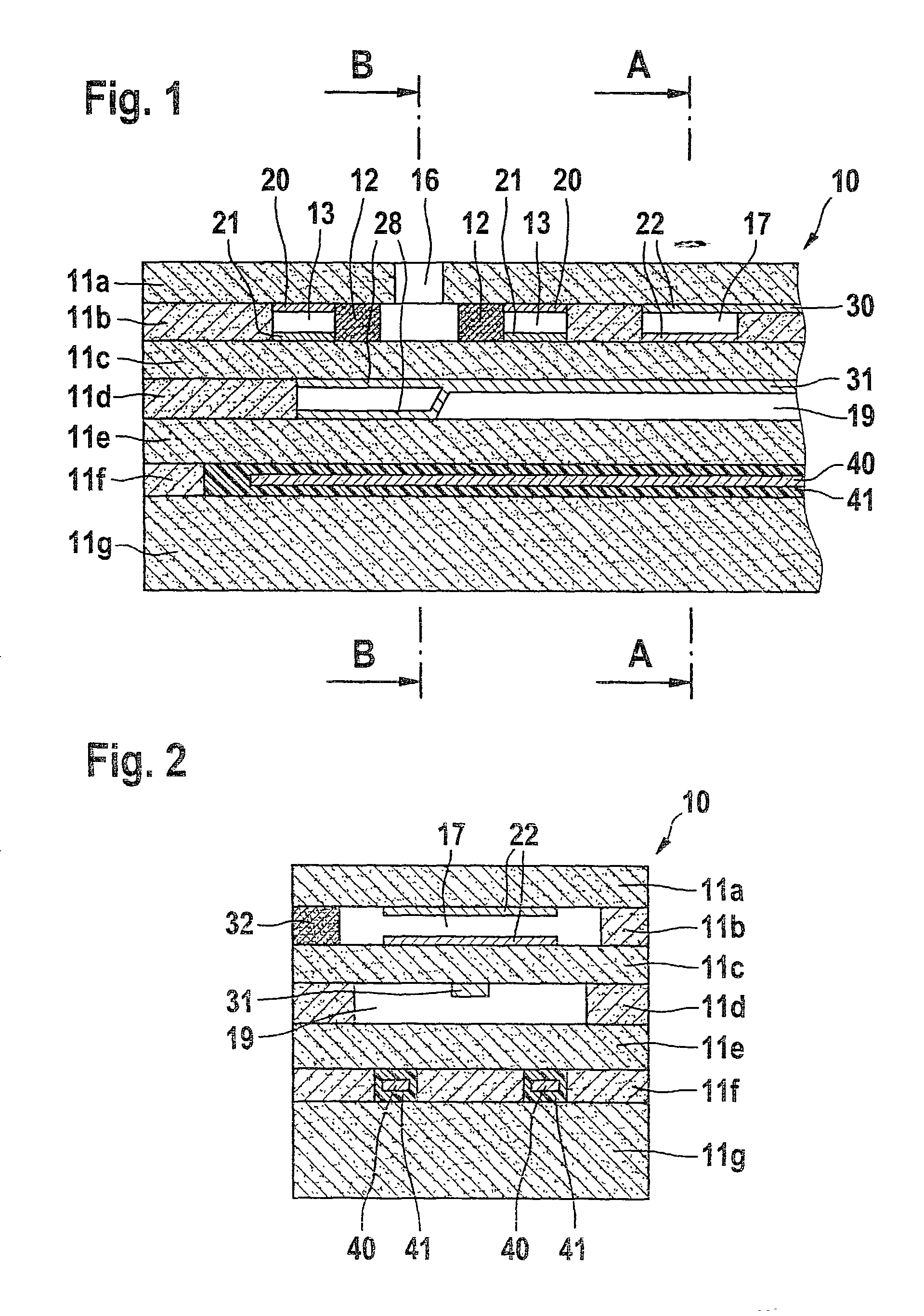 Sensor element of a gas sensor