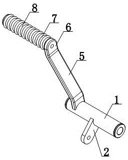 String hanging rack for hanging shells