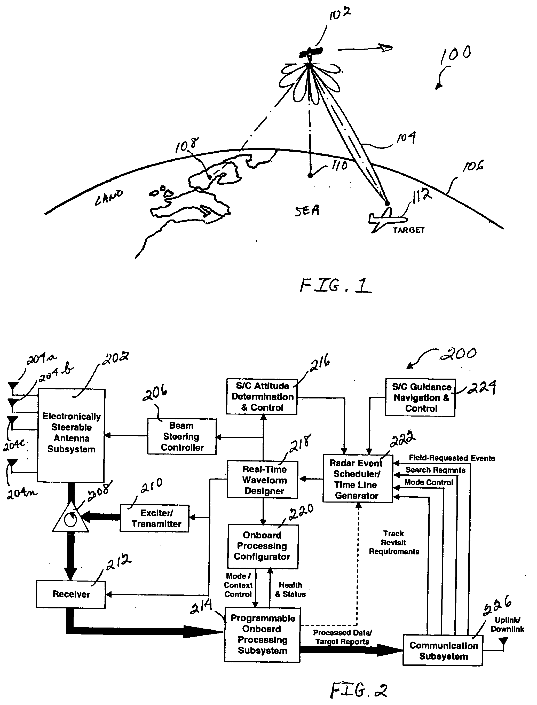 System and method for combining displaced phase center antenna and space-time adaptive processing techniques to enhance clutter suppression in radar on moving platforms