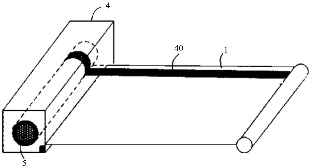 Rollable display panel and rollable display device