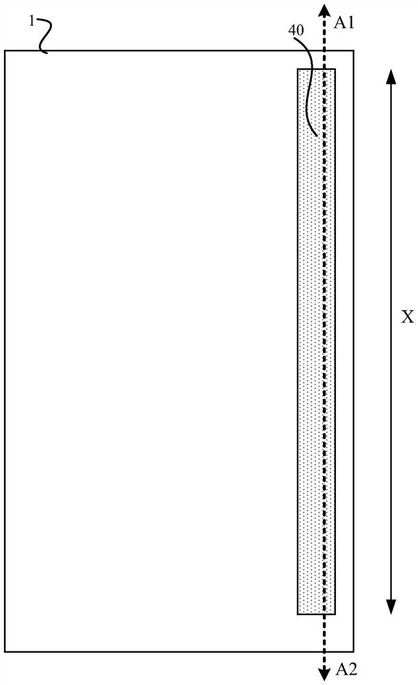 Rollable display panel and rollable display device