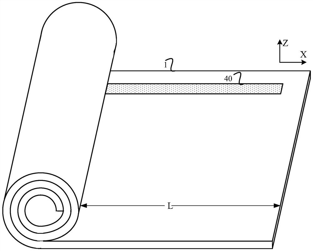 Rollable display panel and rollable display device