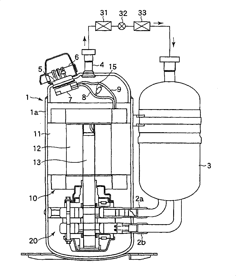 Compressor driving apparatus and refrigeration circulating apparatus