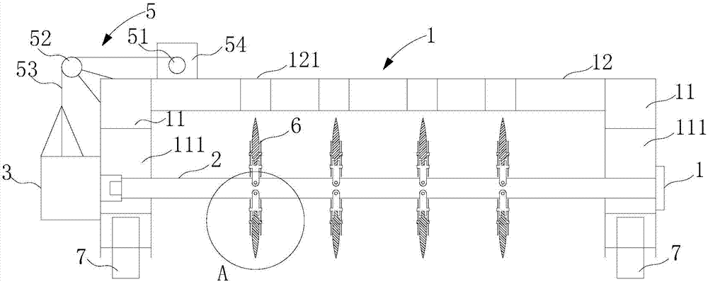 Device for ecologically improving salinity of seashore saline land