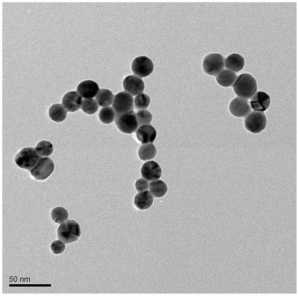 A method for preparing au-ag core-shell nanoparticles under visible light