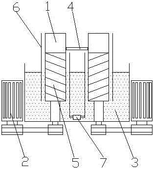Spiral feeding-type automatic gluing apparatus
