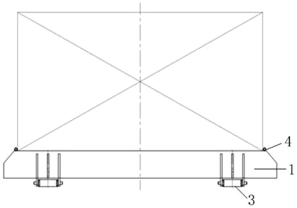 Automatic reset fastening-free bearing movable parting strip