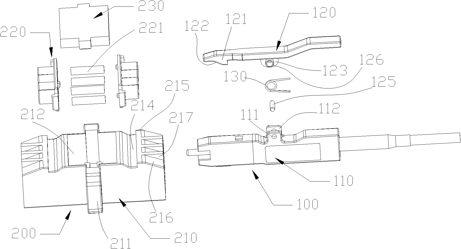 Optical fiber connector