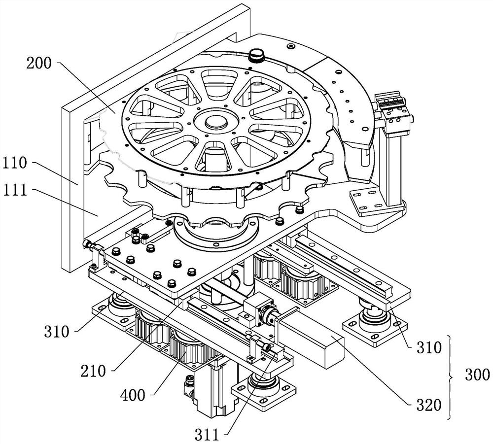 Rotary bottle blowing machine