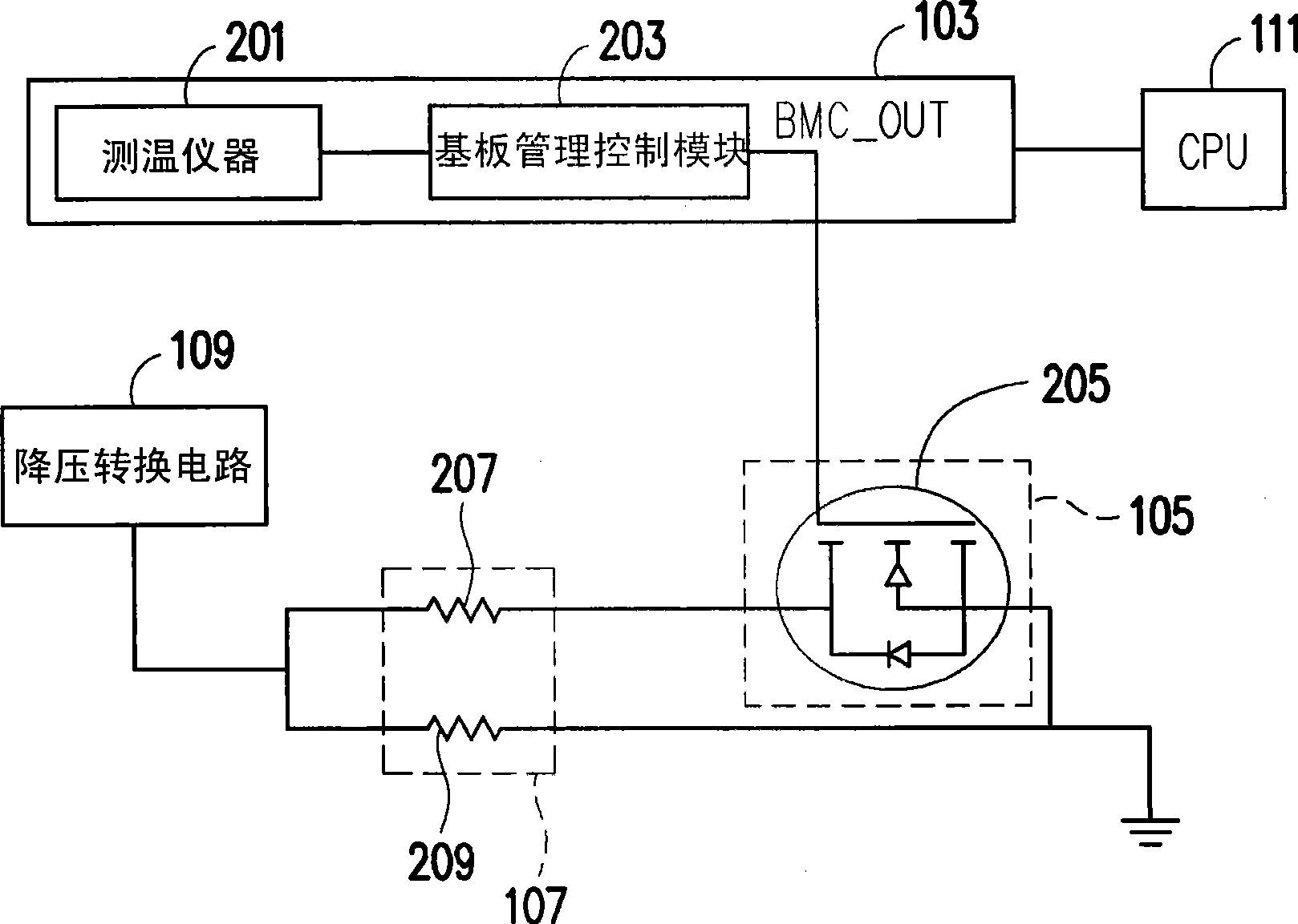 Apparatus and method for adjusting decompression change-over circuit working frequency by detection temperature
