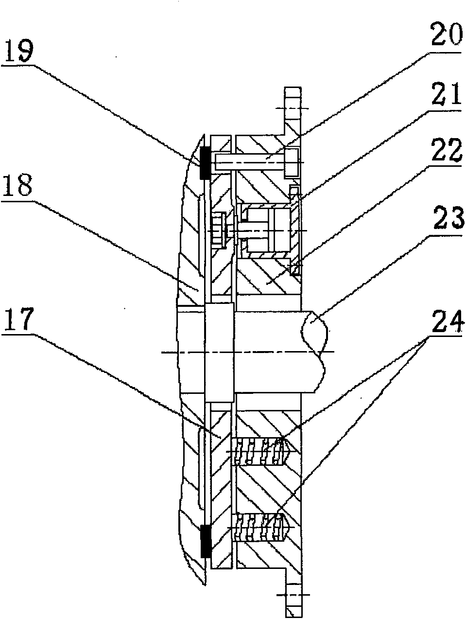 Hydraulically driven and controlled stage hanger rod system