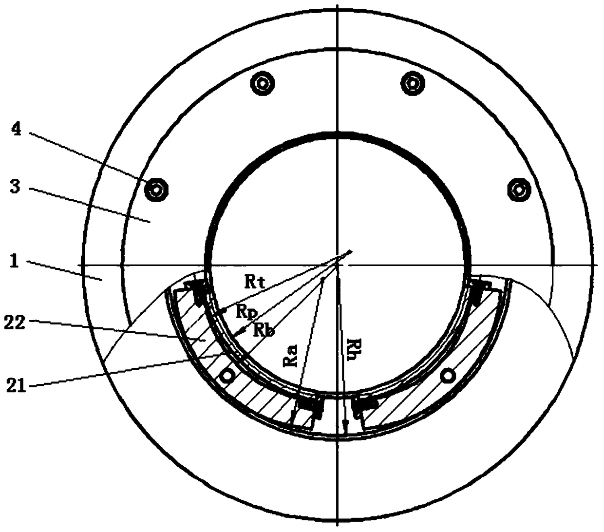 An Elastic Tilting Pad Sliding Bearing