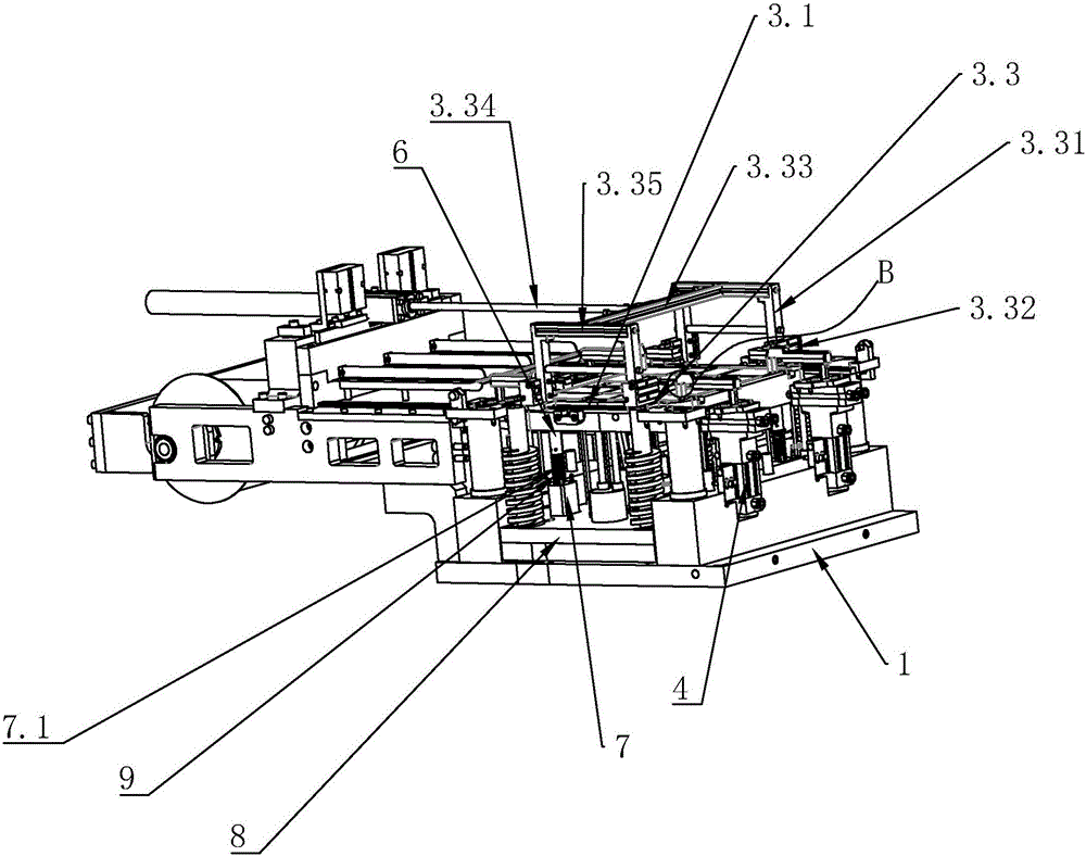 Injection mold for net rack