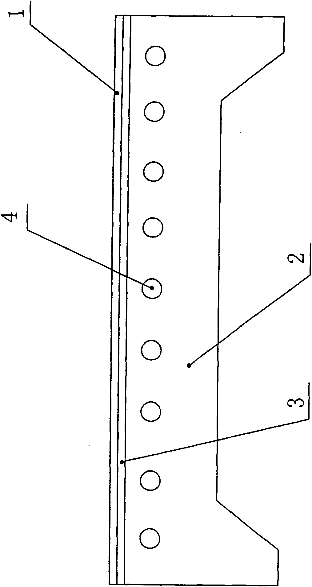 Vibration damping composite rubber mat plate used under railway rail and preparation method thereof