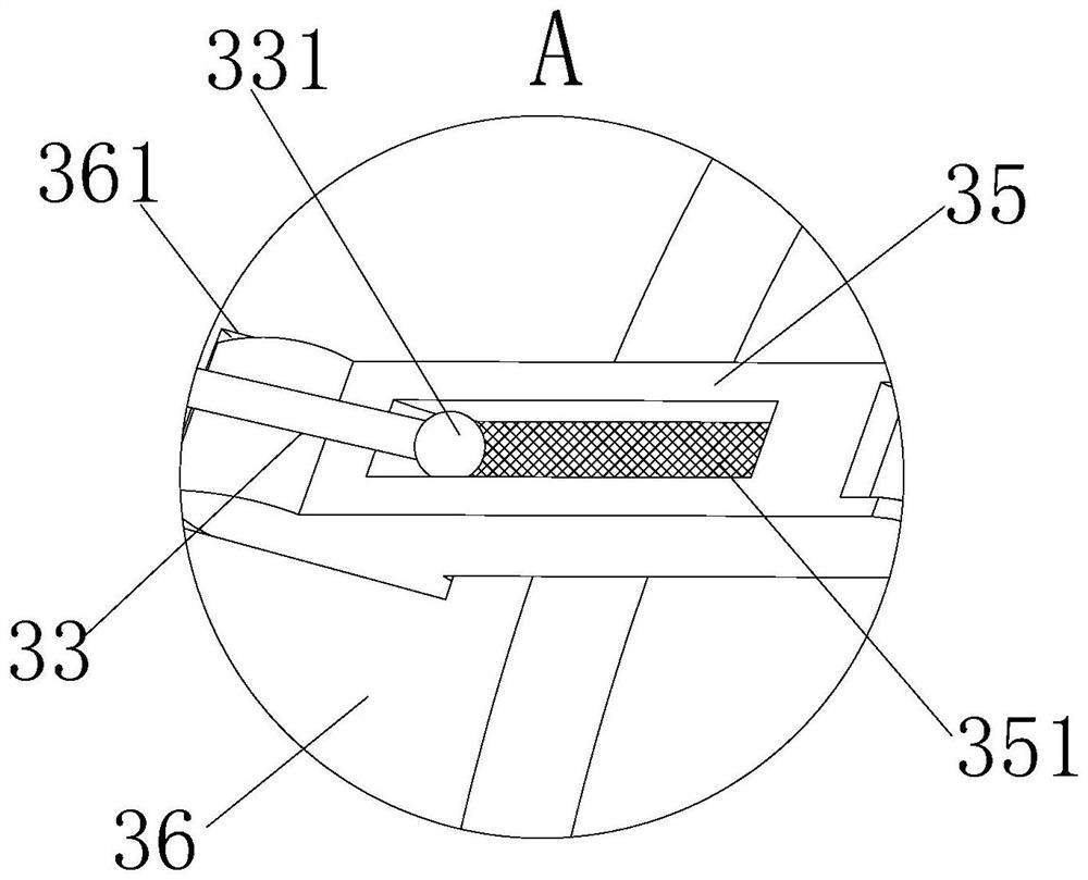 Threaded pipeline inner wall cleaning device
