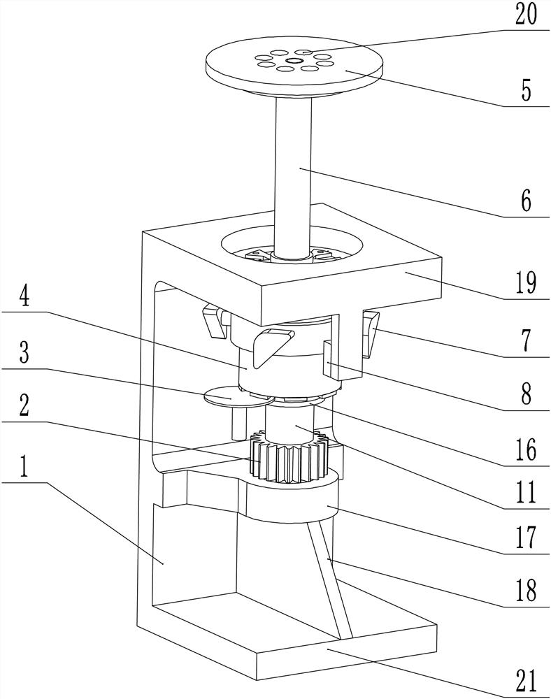 A special jig for manufacturing high-efficiency half-round keys and its operation method