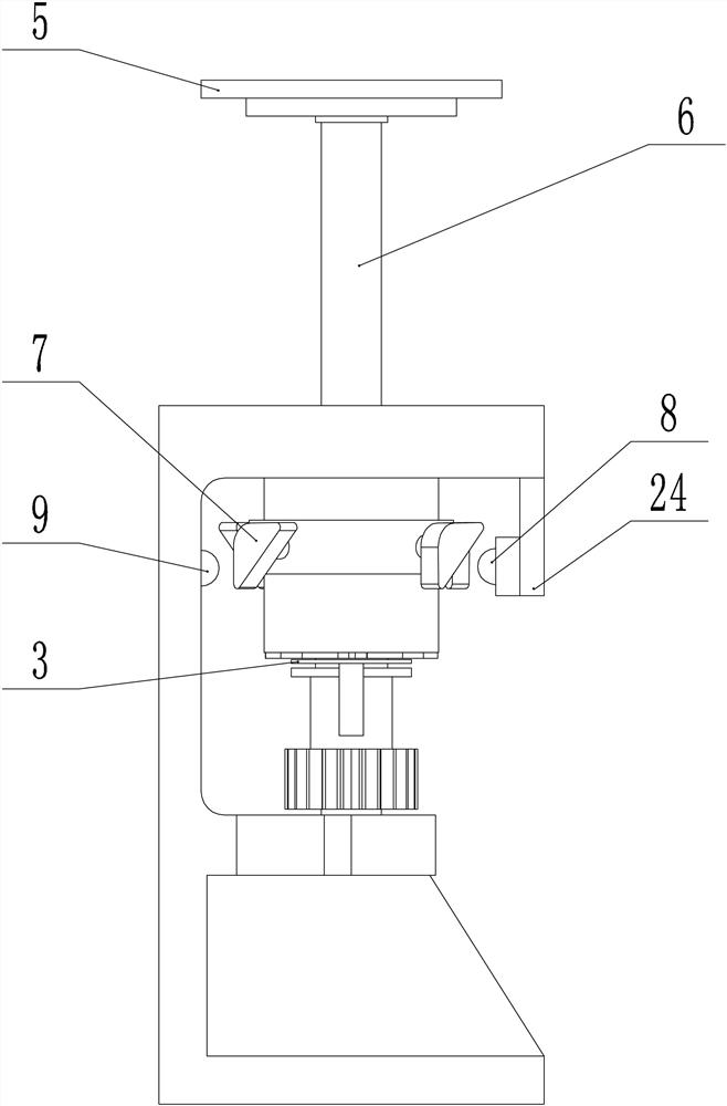 A special jig for manufacturing high-efficiency half-round keys and its operation method