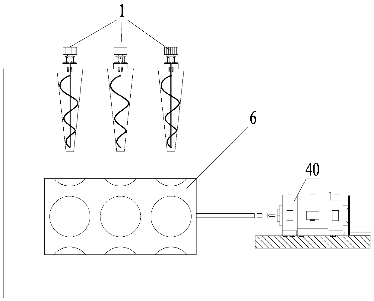 Hydrate pellet continuously processing device