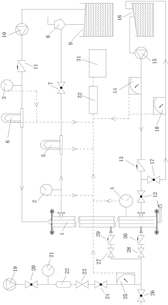 Micro flow detection experiment device