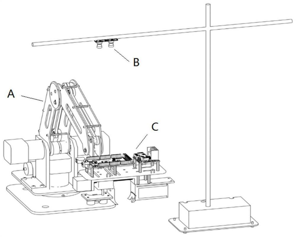 Multi-mode force control lossless grabbing device for intelligent production line