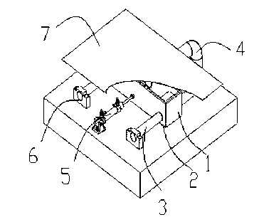 High-precision flattening and shock absorbing mechanism for thin steel sheet