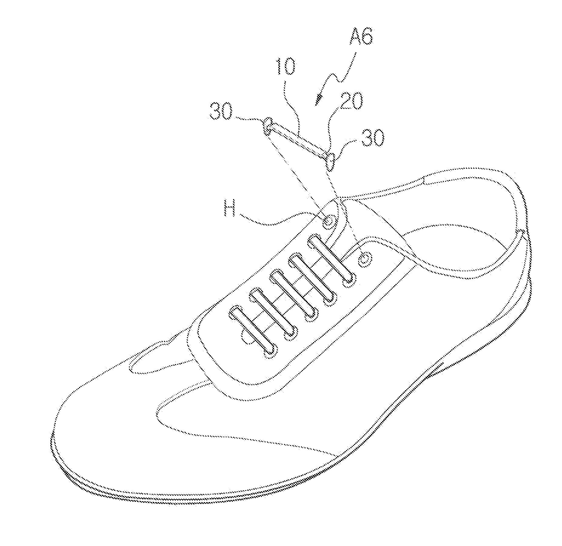 Device for tying shoes