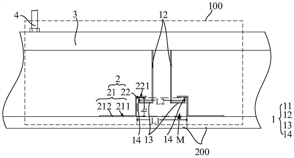 Lapping and clamping assembly and suspended ceiling assembling method