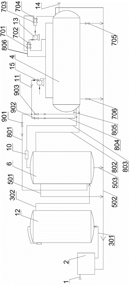 Composite type urban domestic sewage whole-set treatment device