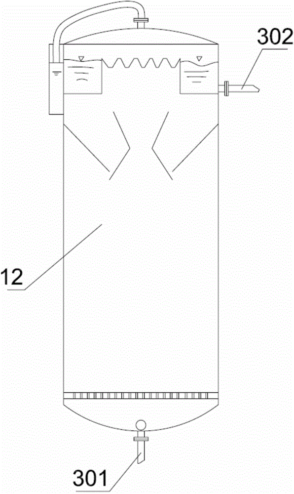 Composite type urban domestic sewage whole-set treatment device