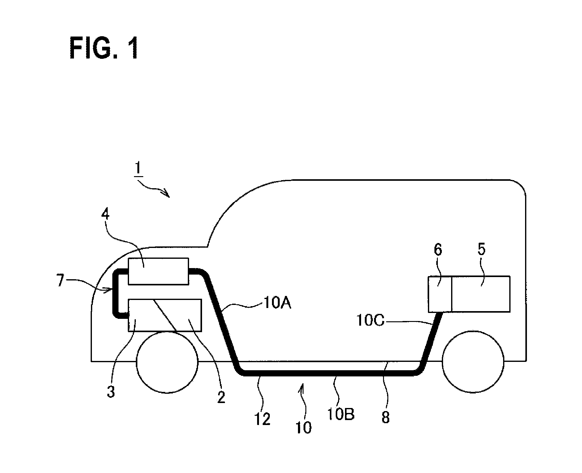 Exterior member and electric wire wiring structure