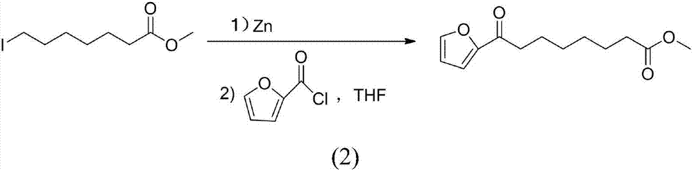A kind of chemical synthesis method of 8-furan-8-oxooctanoic acid methyl ester