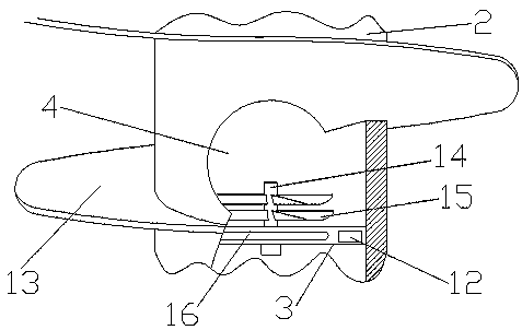 Device and method for separating food residue and water